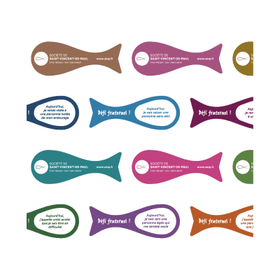 Petits poissons défi de charité